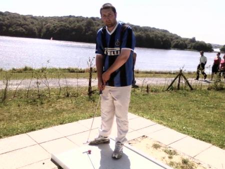 l� c'es mon ch�ri au golf