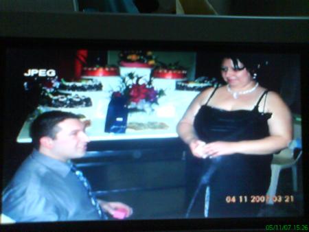 mon ch�ri a genou pour m'offrir ma bague.